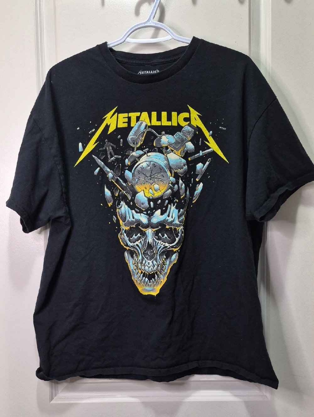 Metallica Black Short-Sleeve Graphic Band Tee